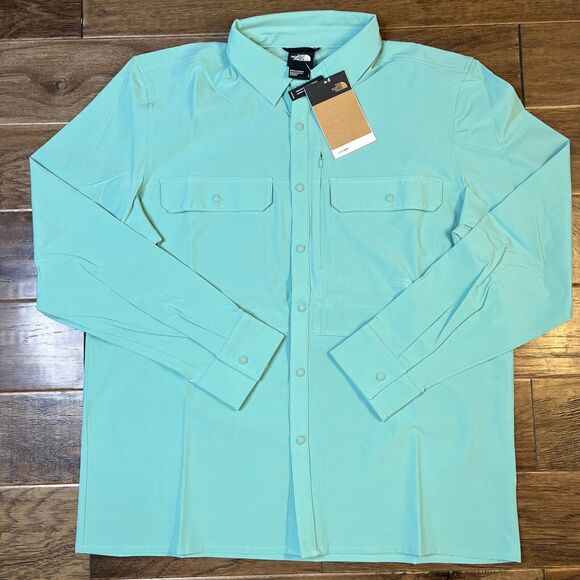 NWT The North Face Sniktau Sun Shirt Long Sleeve Fishing Vented Men’s Large - Picture 2 of 6